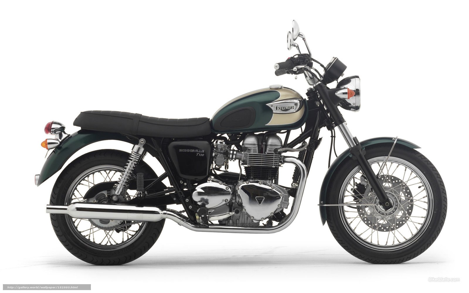 Triumph Bonneville T100 motorcycle