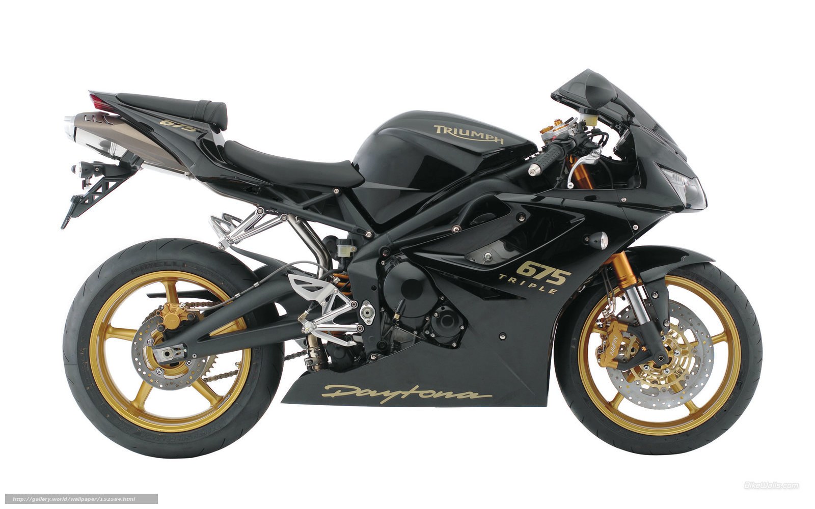 Triumph Daytona 675 motorcycle