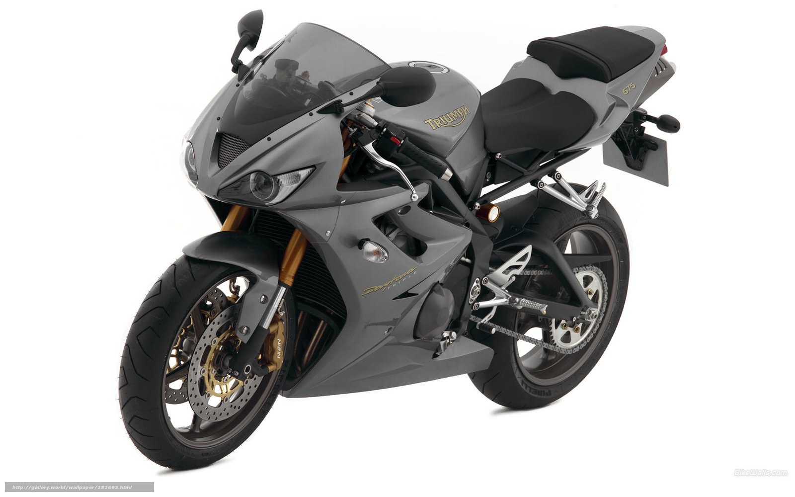 Triumph Daytona 675 motorcycle