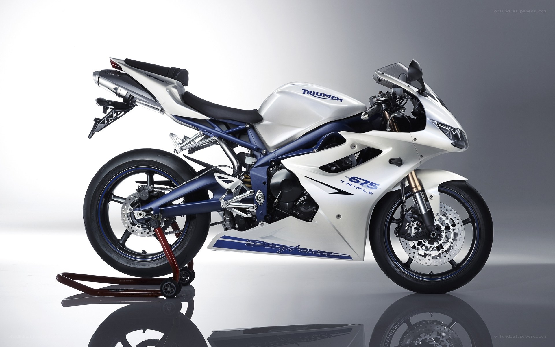 Triumph Daytona 675 motorcycle