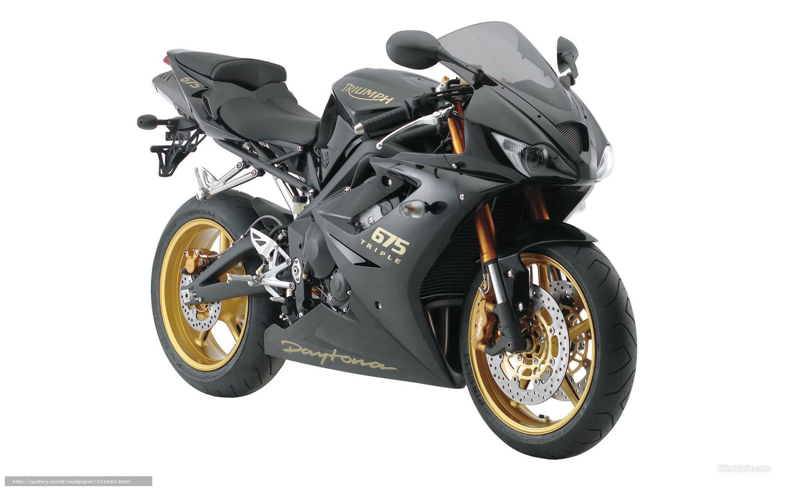 Triumph Daytona 675 motorcycle