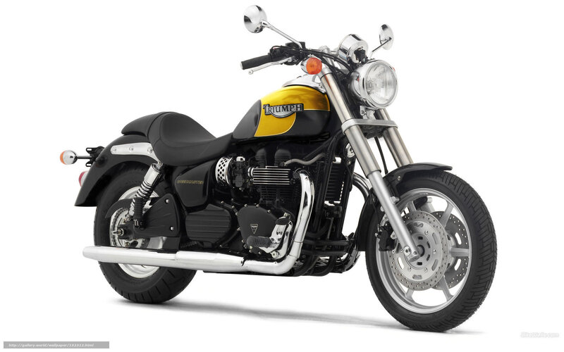 Triumph Motorcycle — Black