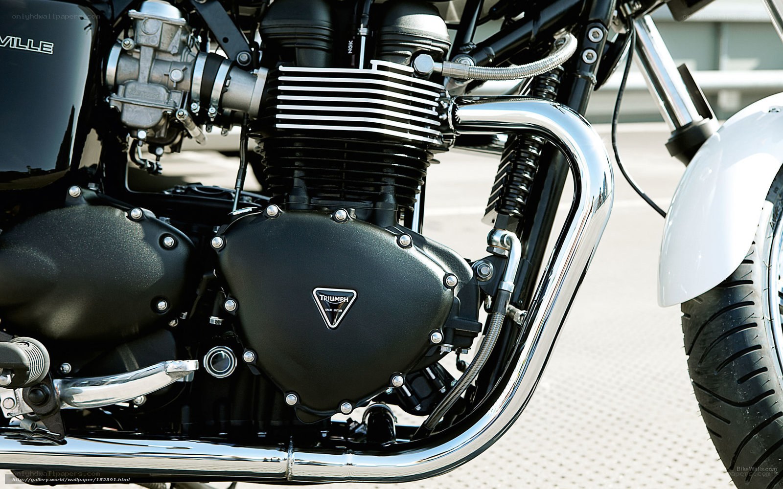 Triumph motorcycle engine