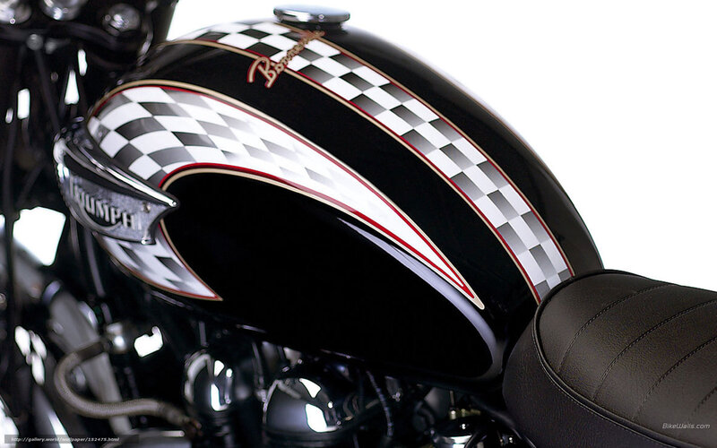 Triumph motorcycle fuel tank