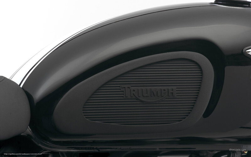 Triumph Motorcycle Fuel Tank — Black