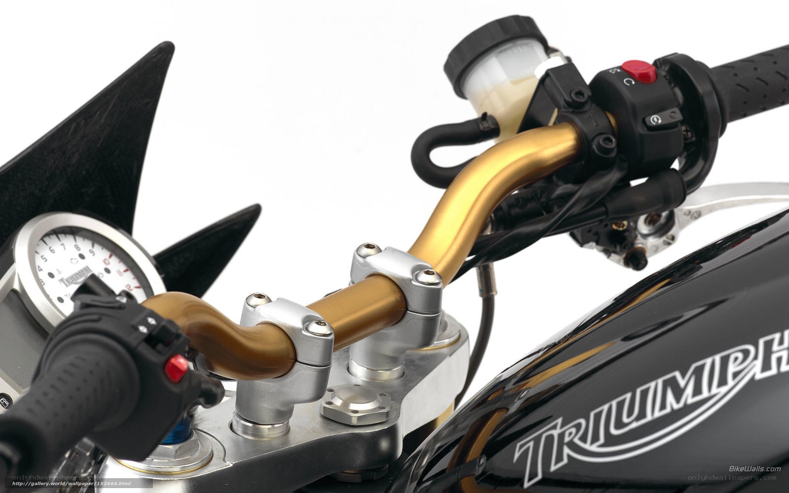 Triumph motorcycle handlebars