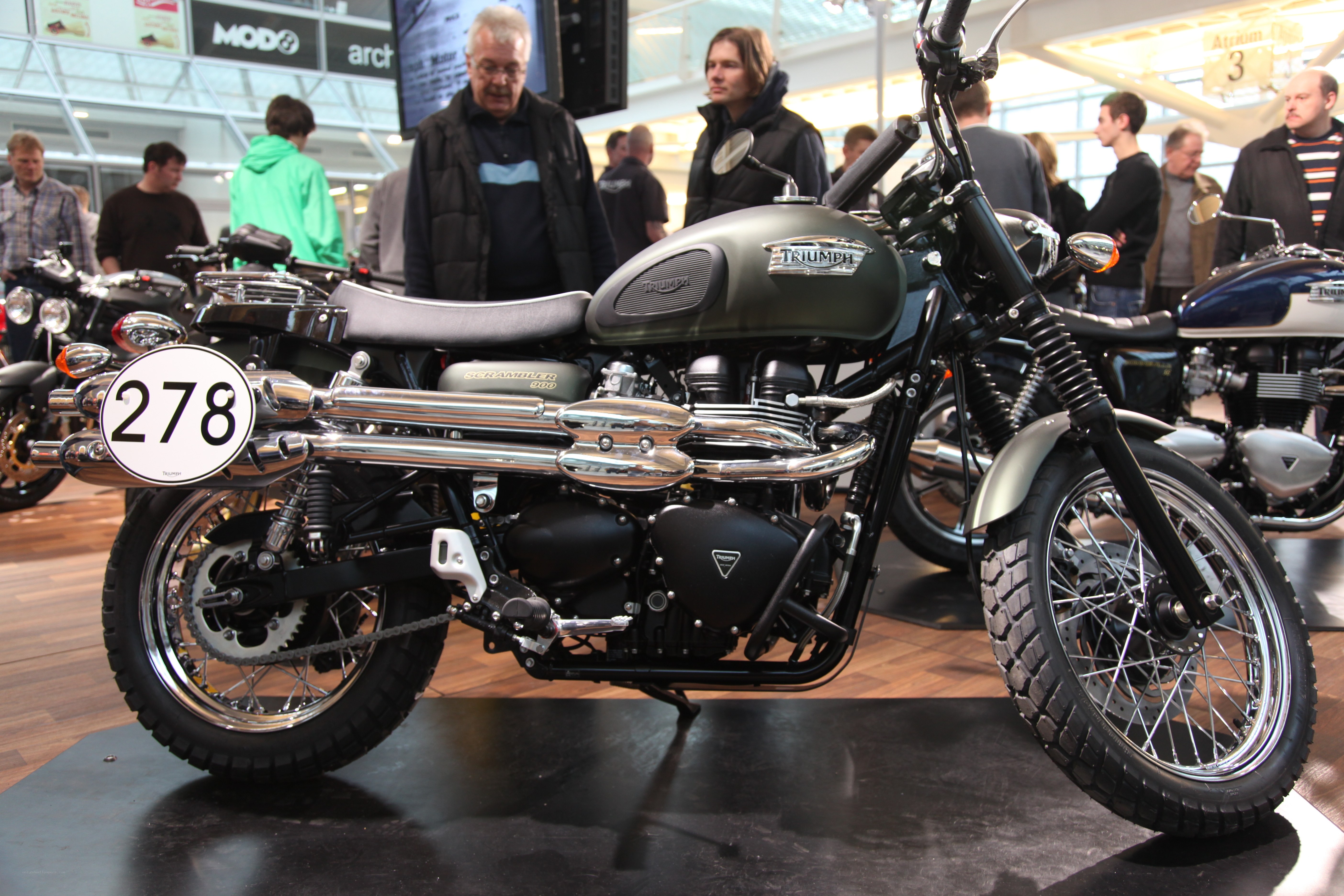 Triumph Scrambler motorcycle