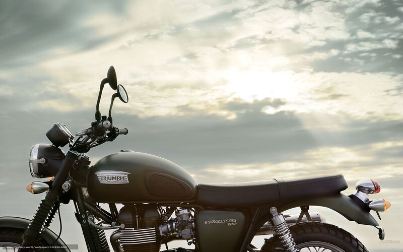 Triumph Scrambler motorcycle