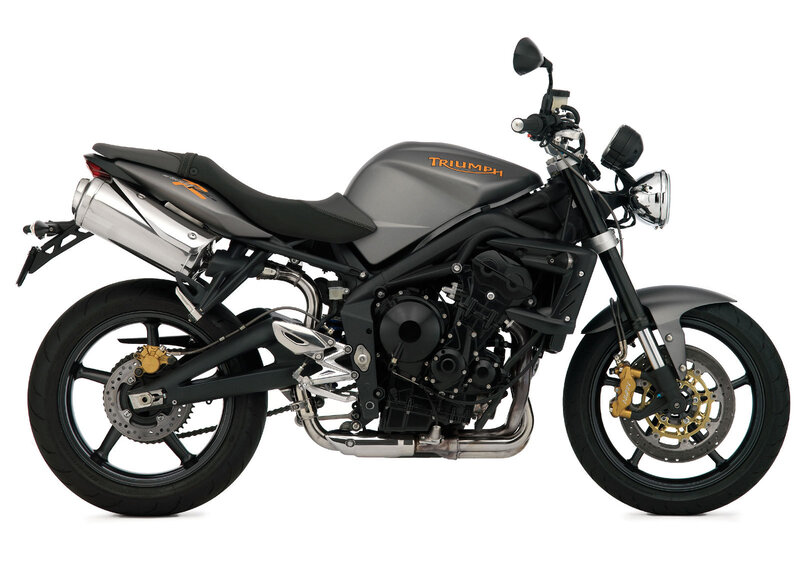 Triumph street motorcycle