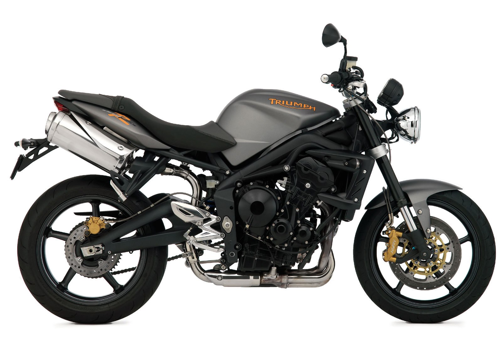 Triumph street motorcycle