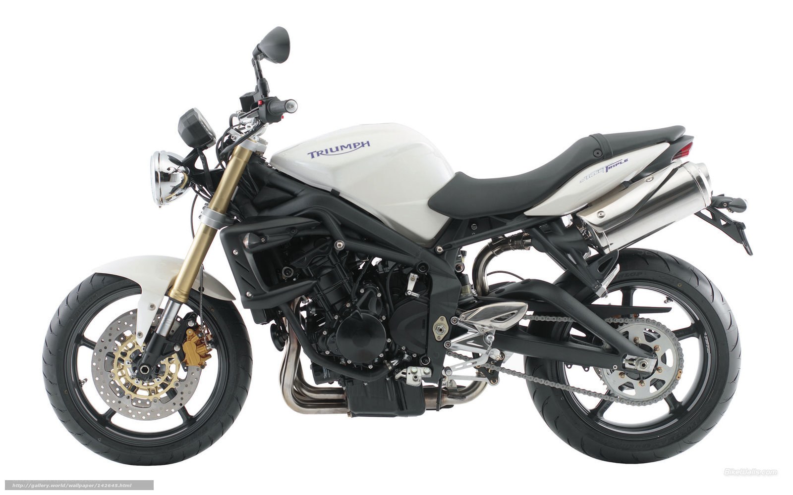 Triumph Street Triple motorcycle
