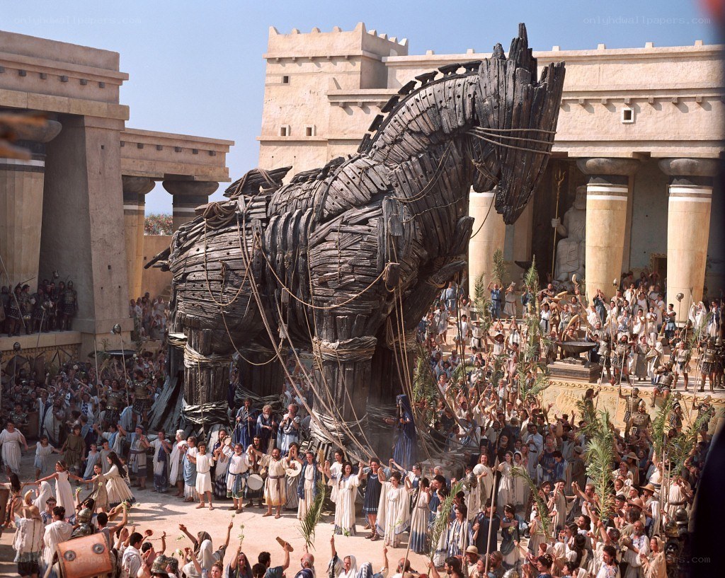 Trojan Horse in Troy