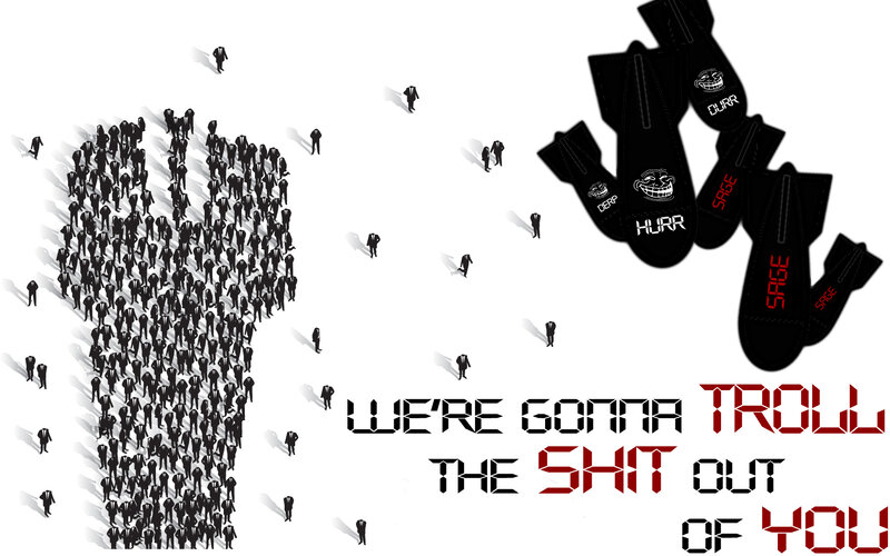 troll army attack