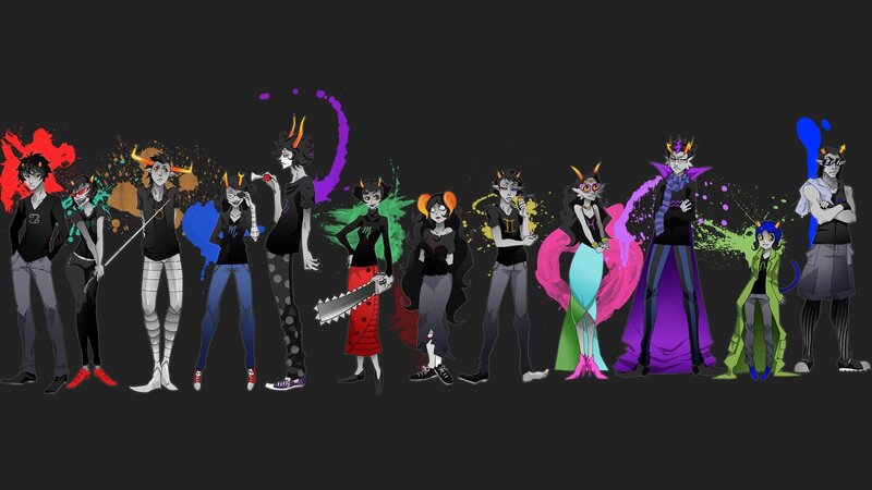 Troll characters from Homestuck