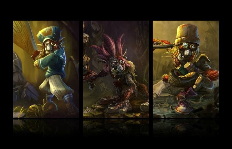 Troll characters from World of Warcraft