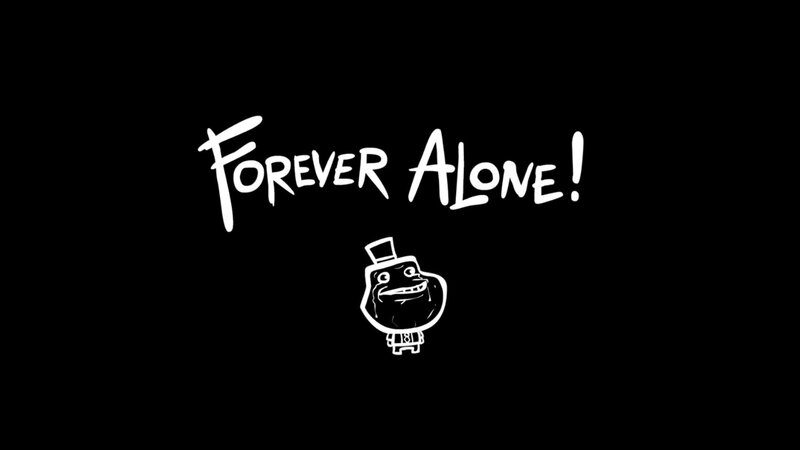Troll Face Character — Black, Dark
