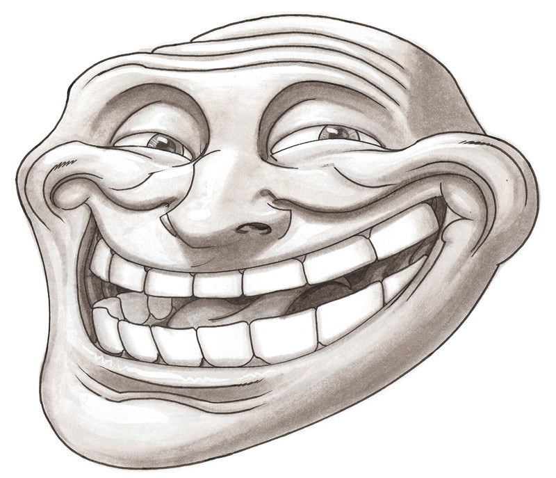 troll face drawing