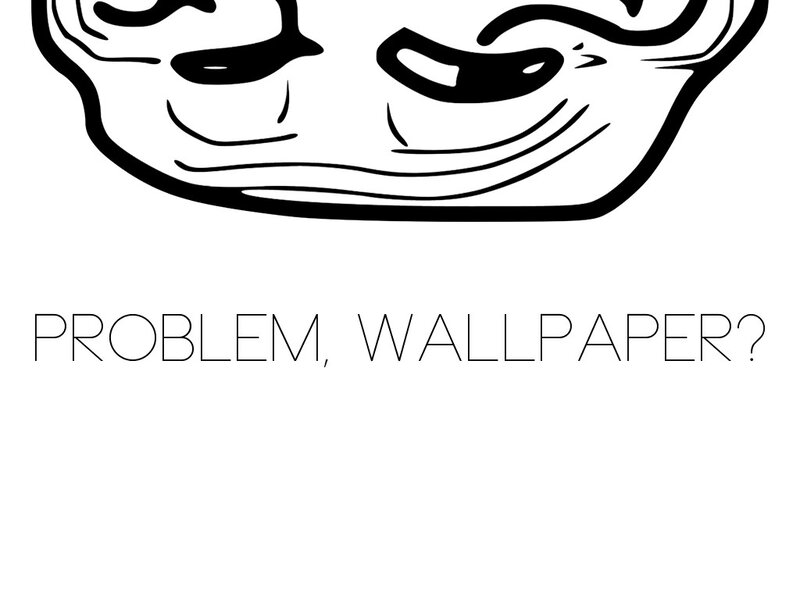 Troll Face Meme — Black, Sarcastic, Comic