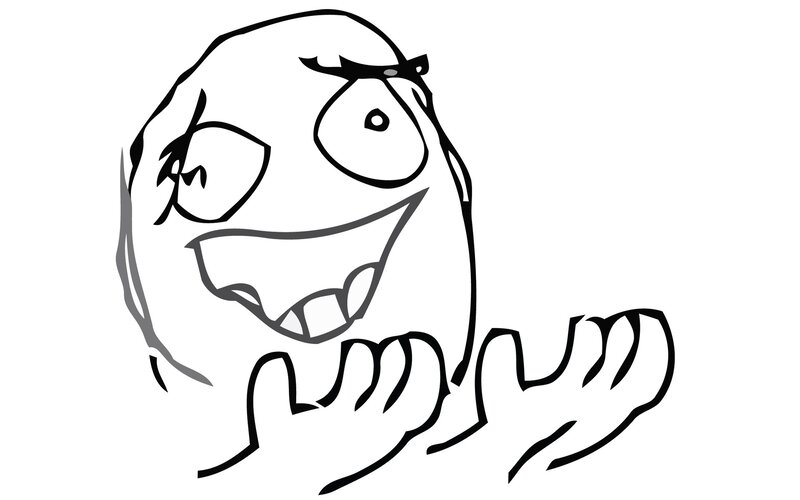 troll face meme drawing