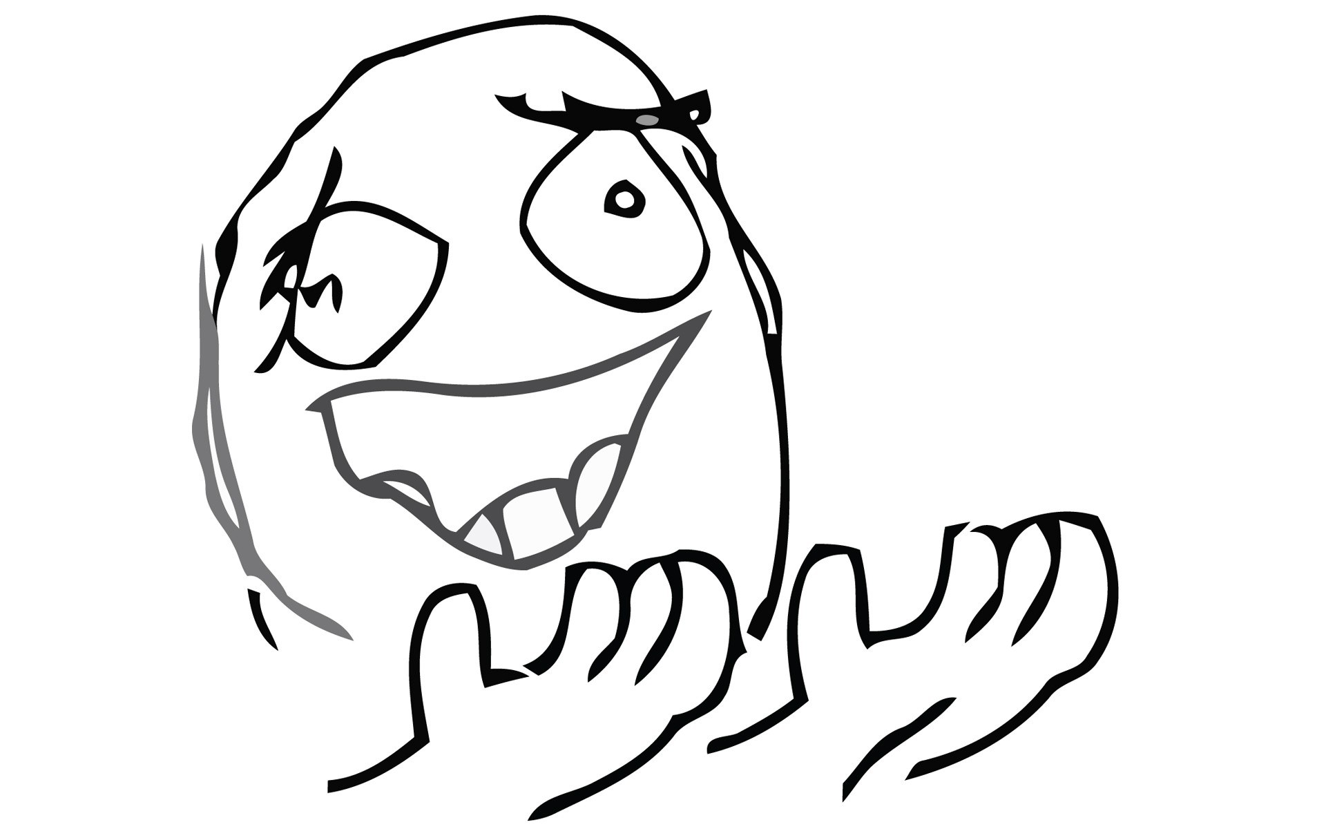 troll face meme drawing