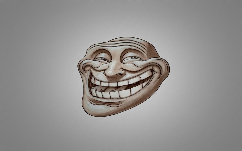 troll face meme illustration