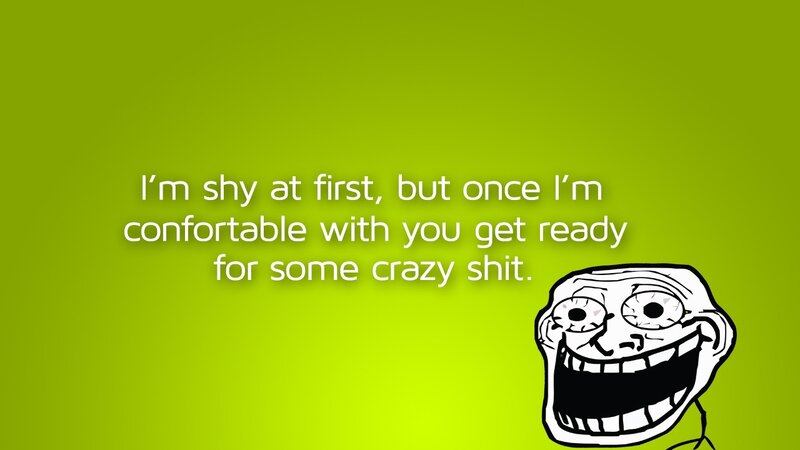 troll face meme with text