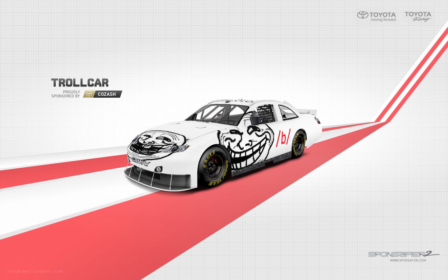 Trollcar race car design