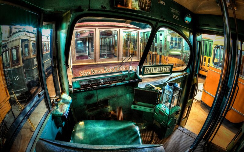 Trolley Car Interior