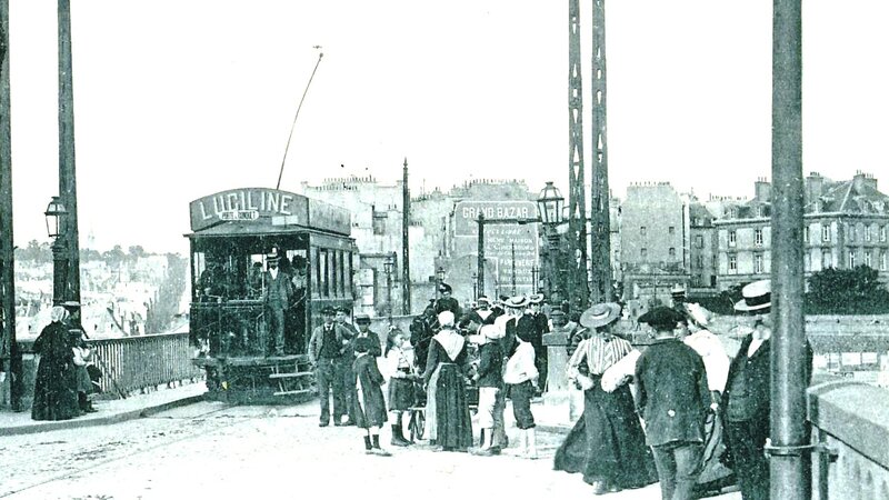 Trolley on Bridge