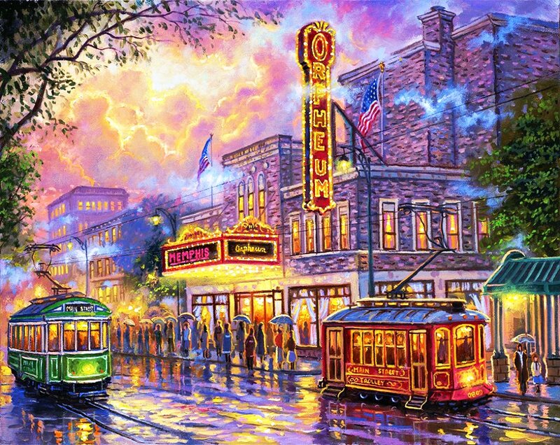Trolleys at Orpheum Theater