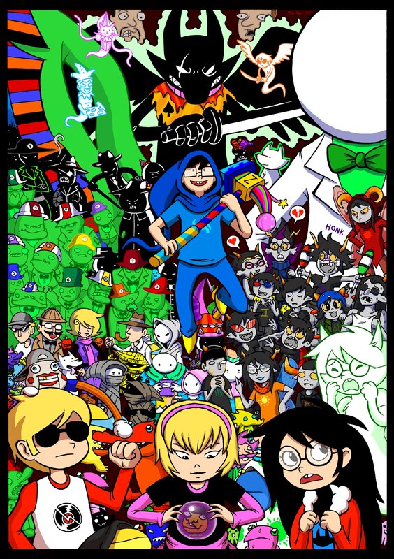 Trollface and friends collage
