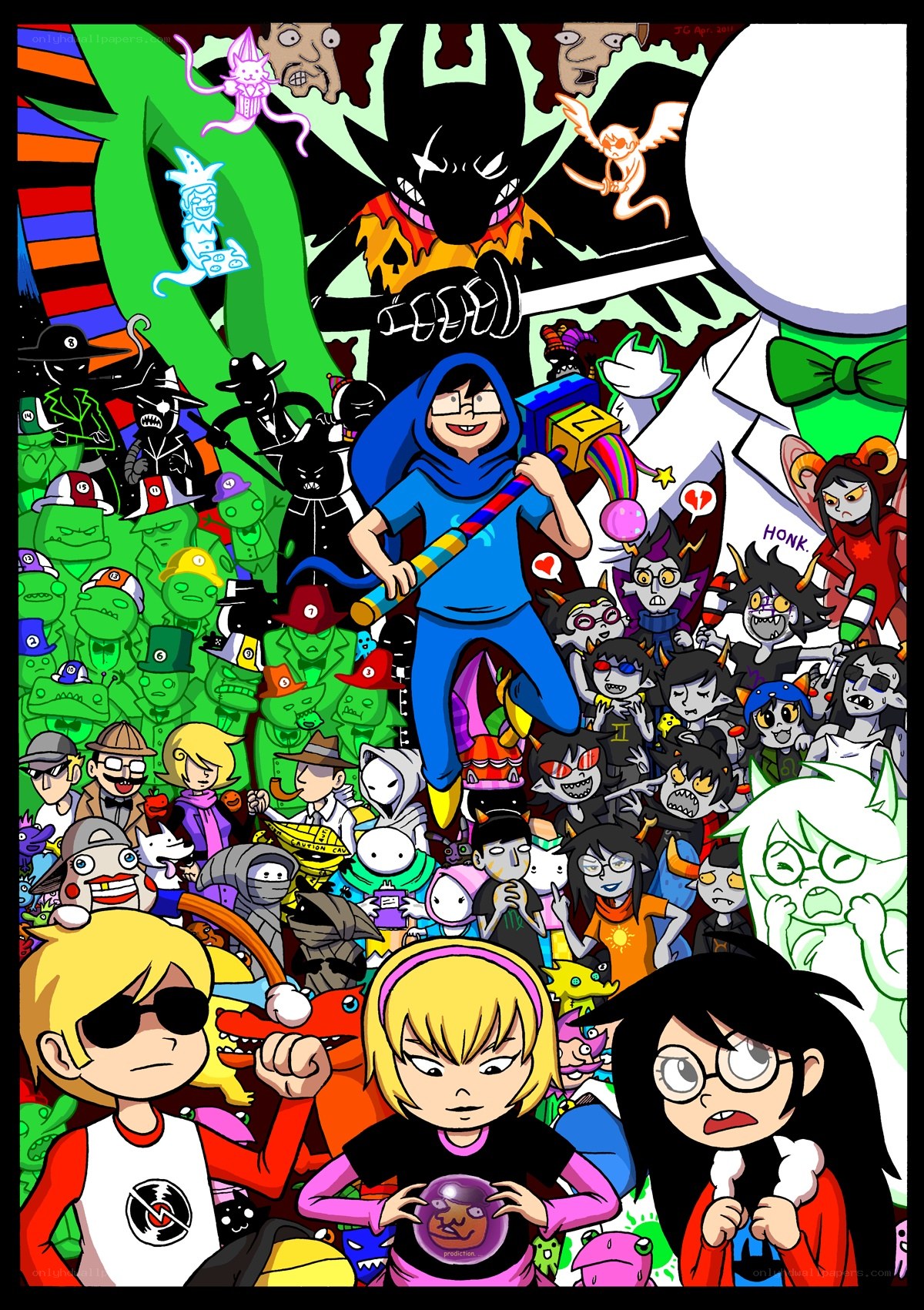 Trollface and friends collage