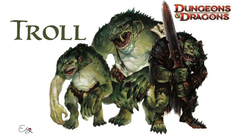 Trolls from Dungeons & Dragons