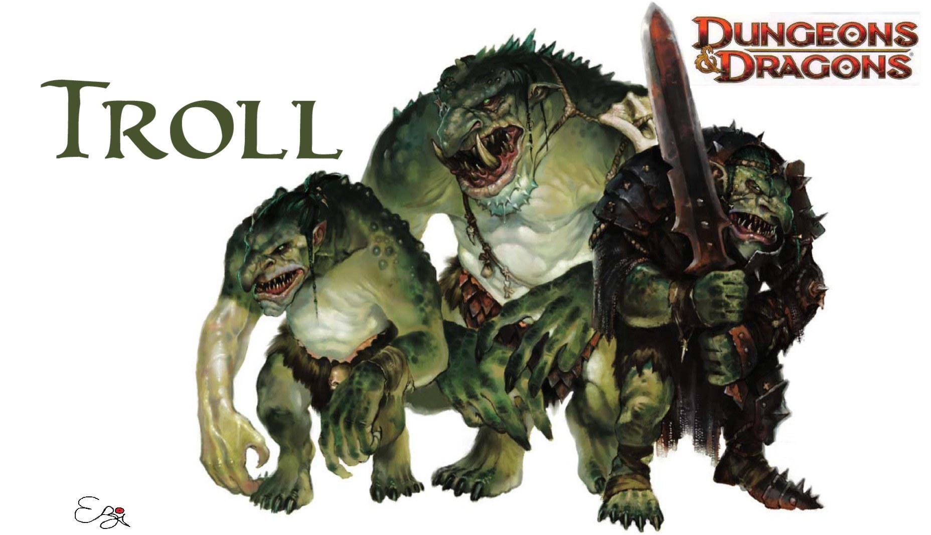 Trolls from Dungeons & Dragons