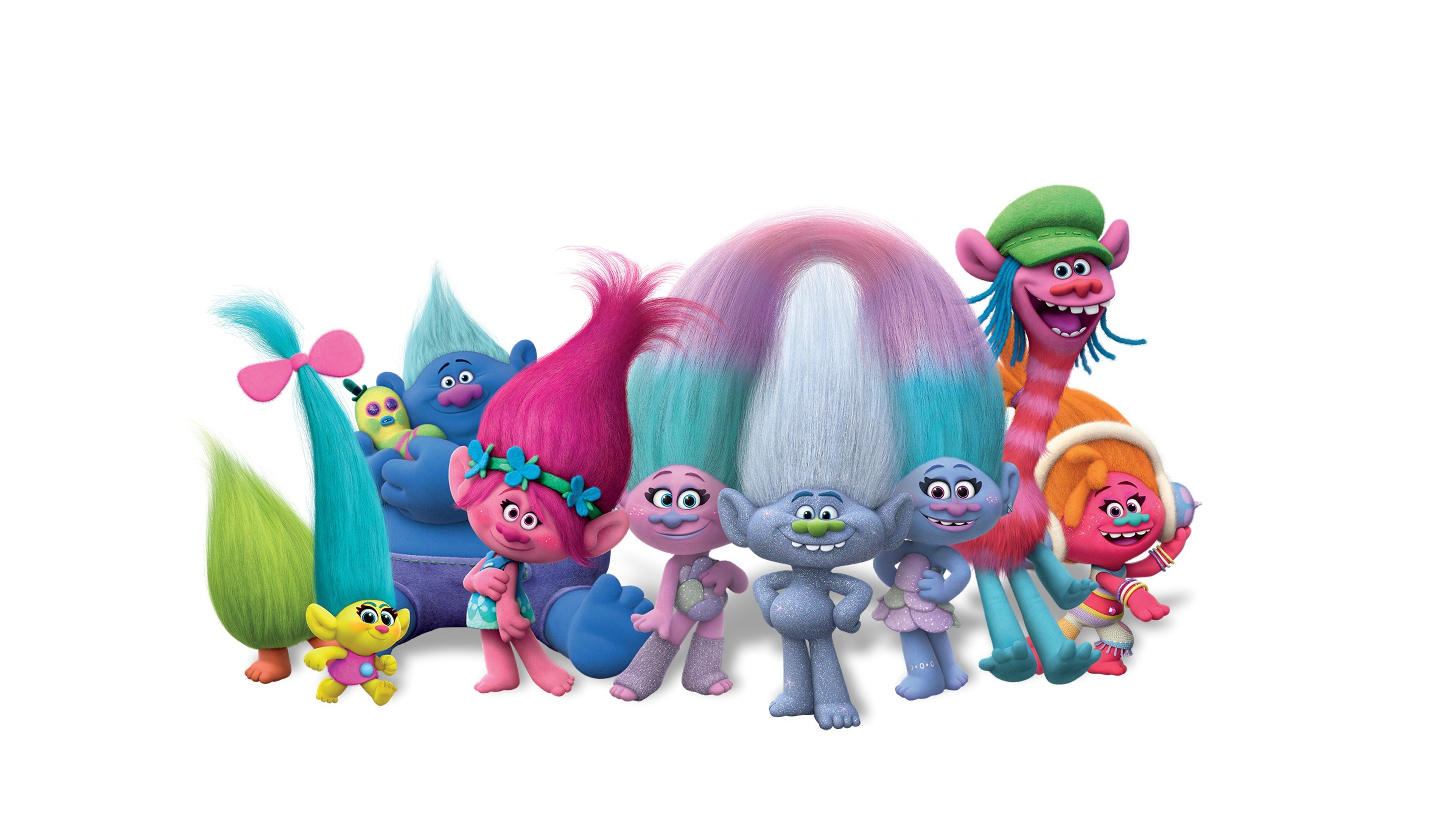 Trolls movie characters group