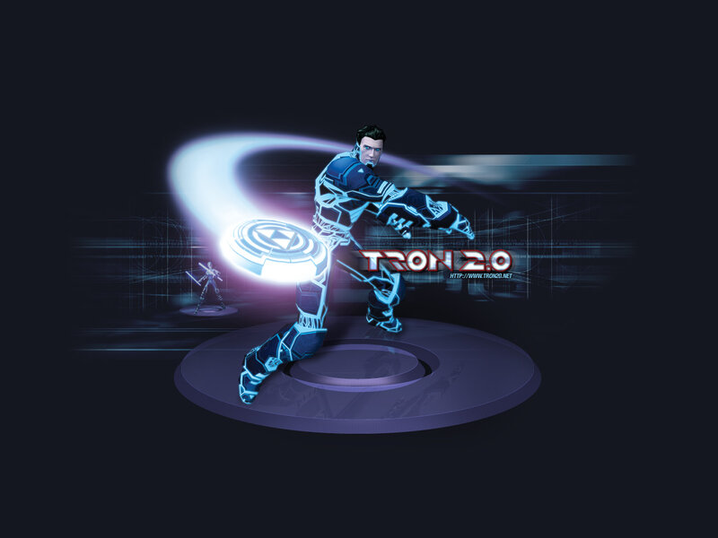 Tron 2.0 character artwork