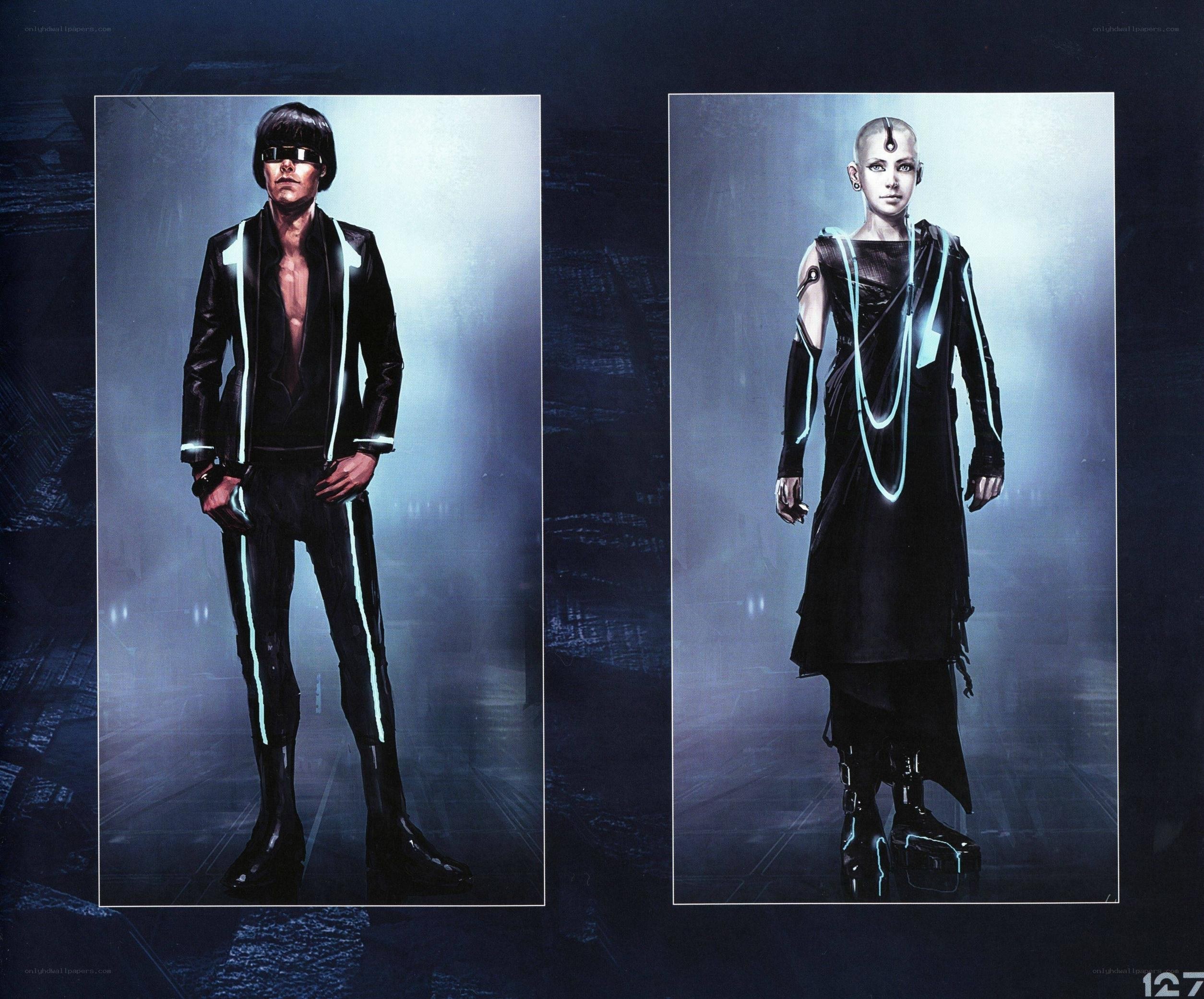 Tron character concept art