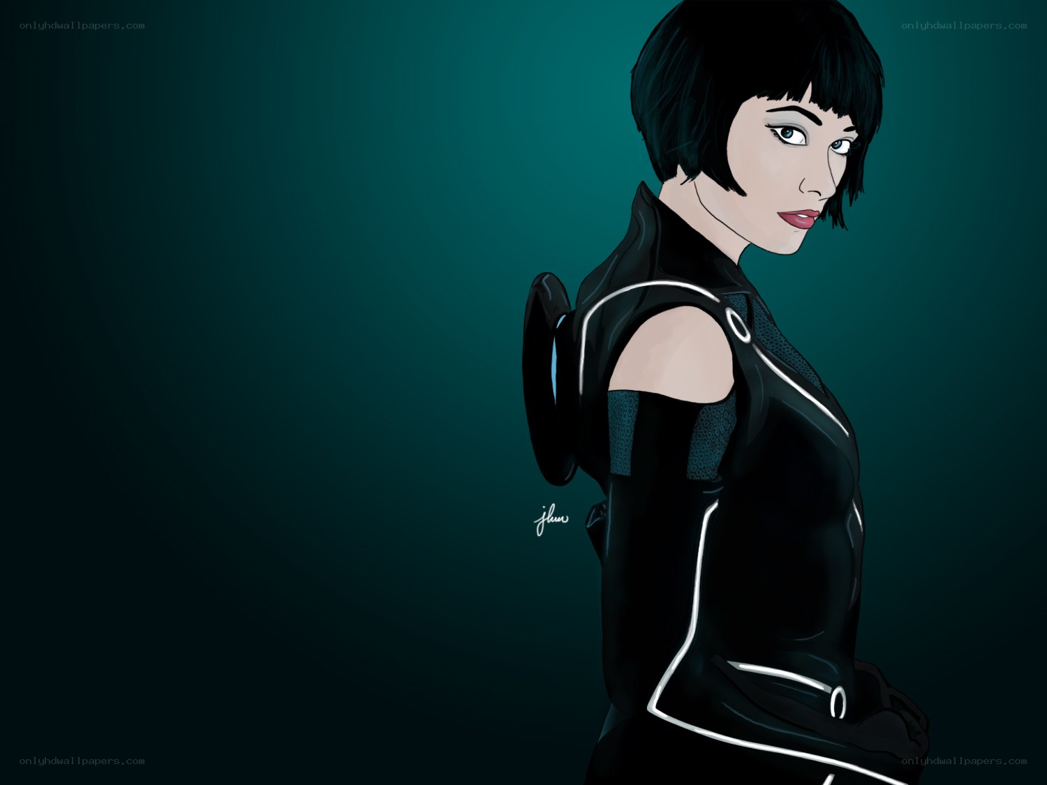 Tron character illustration