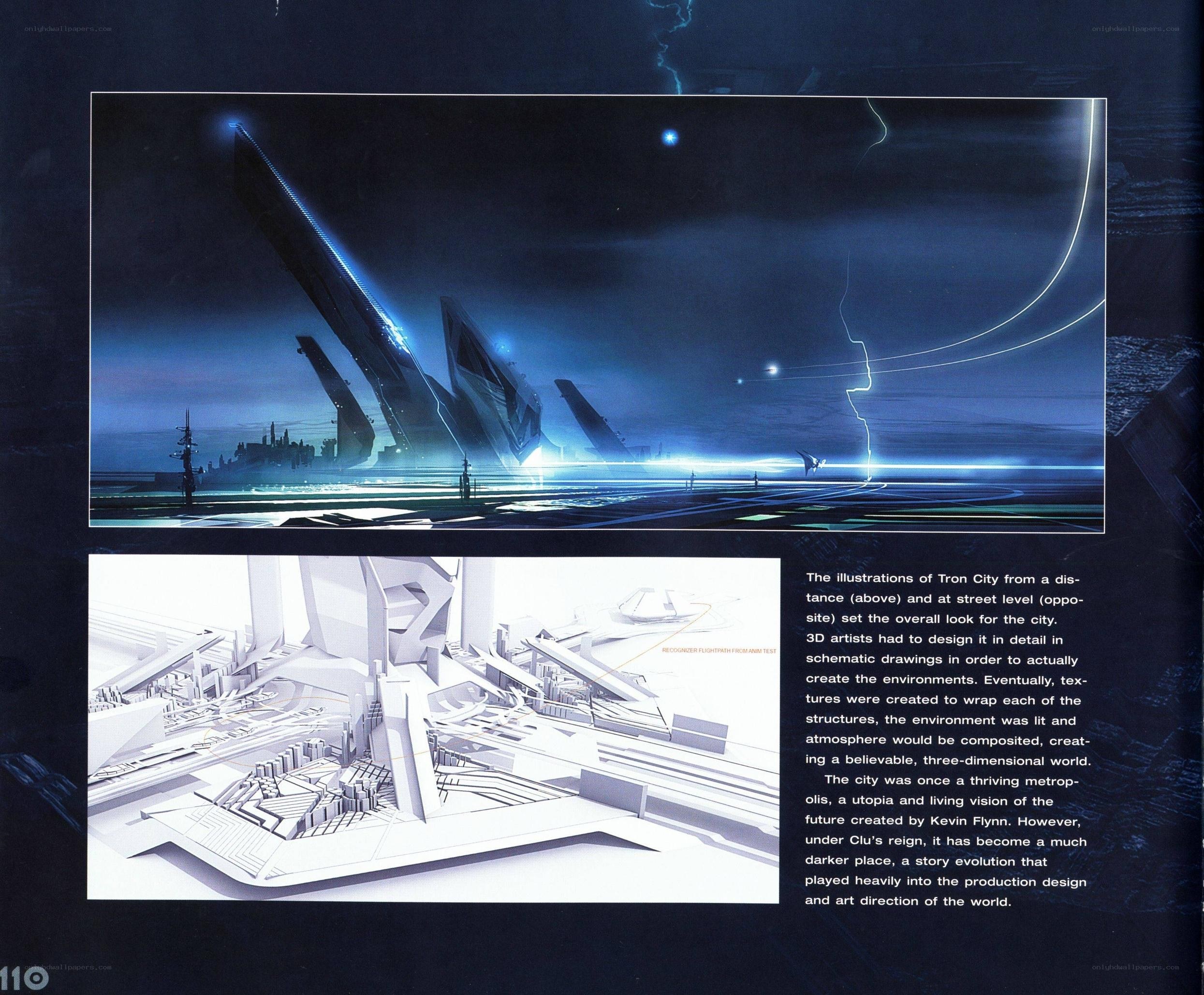 Tron City concept art
