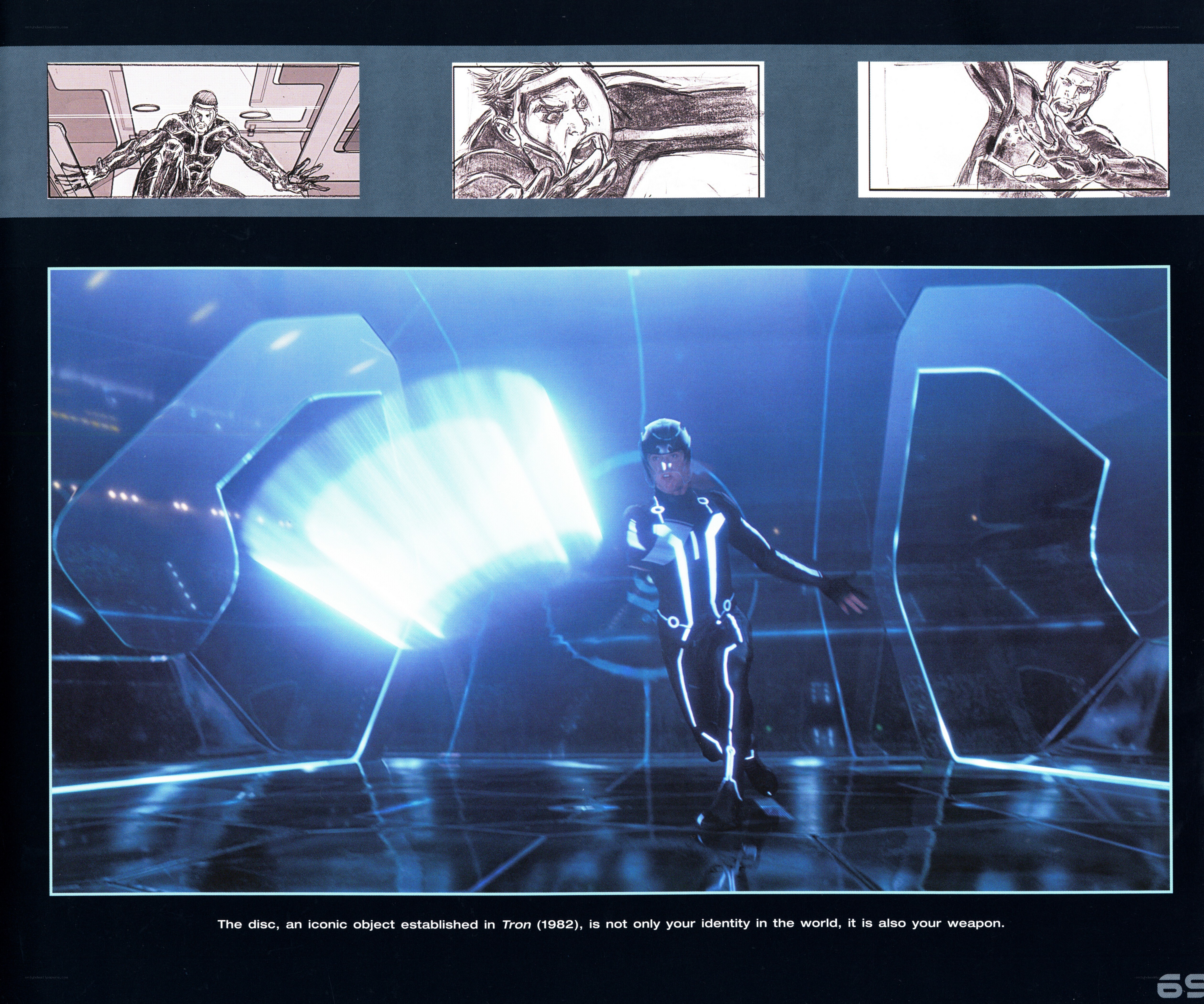 Tron disc concept art
