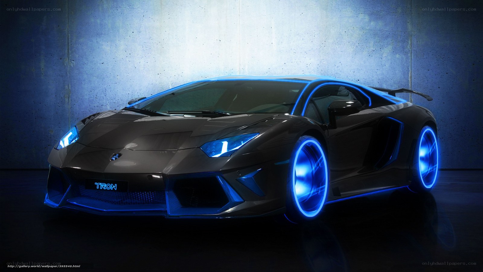 Tron-inspired sports car