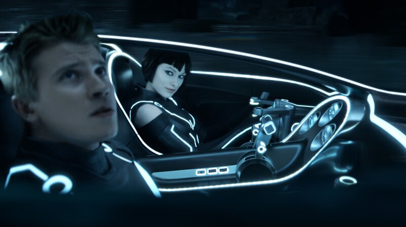 Tron: Legacy car interior scene