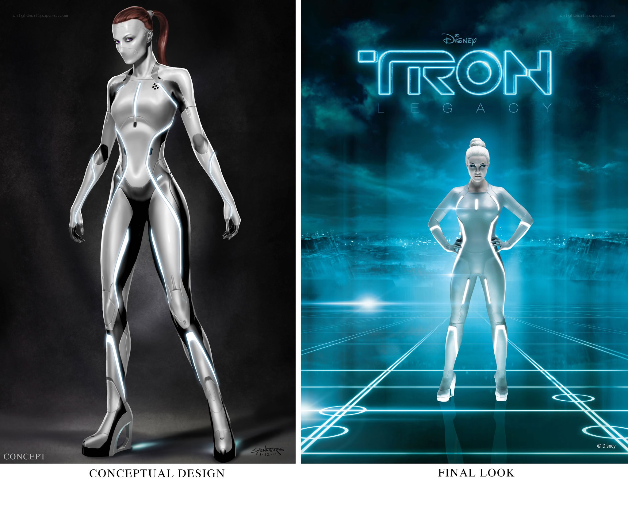 Tron Legacy character design