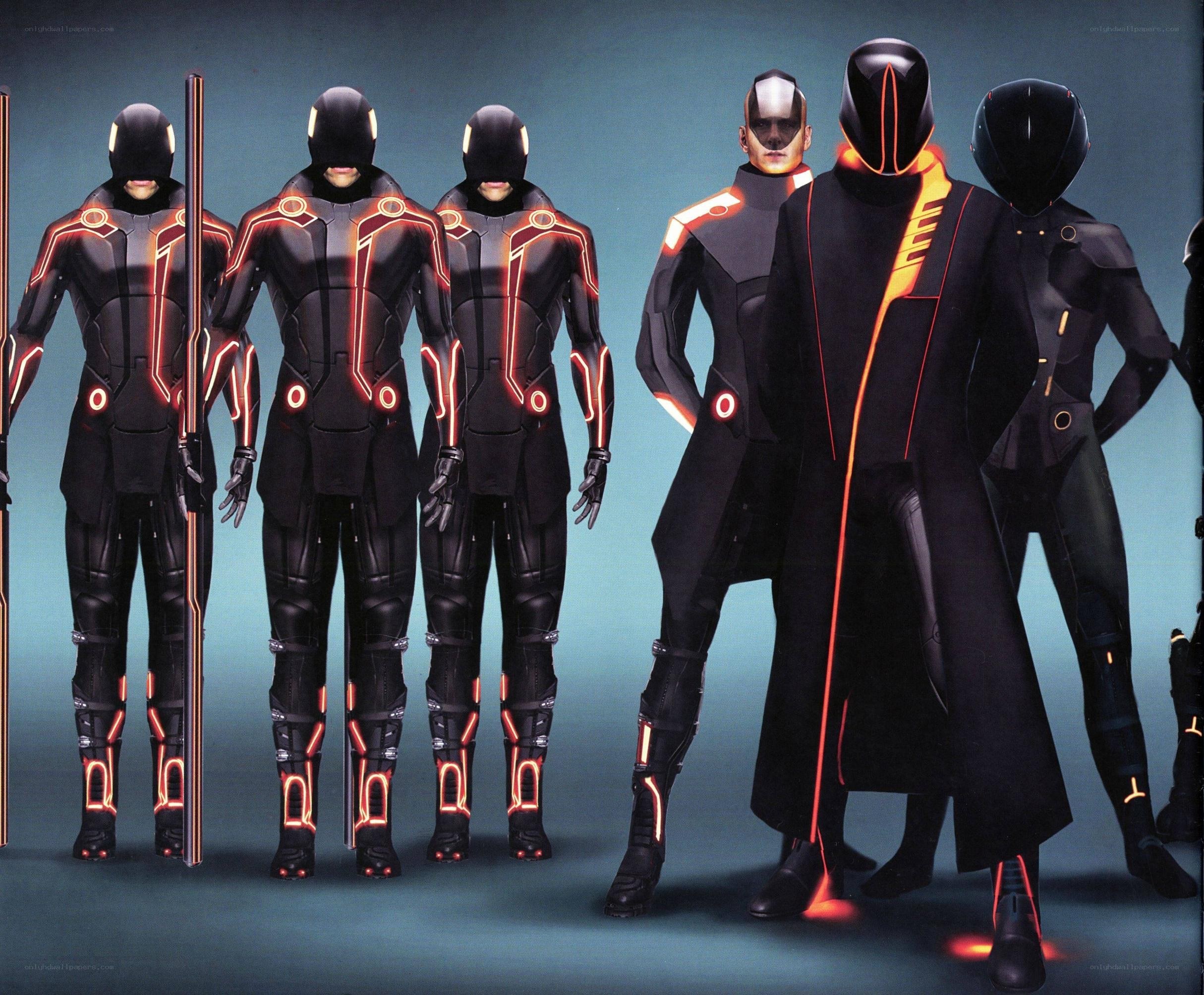 Tron: Legacy character designs