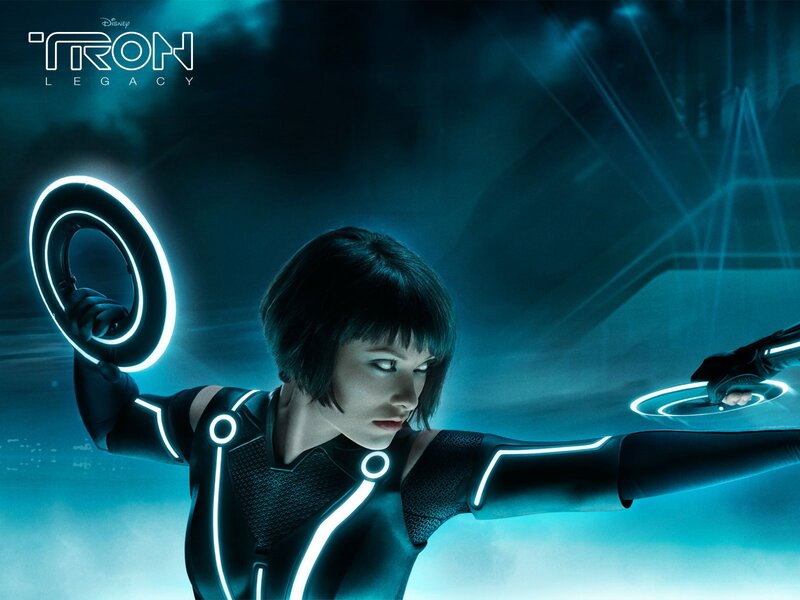 Tron Legacy character in action