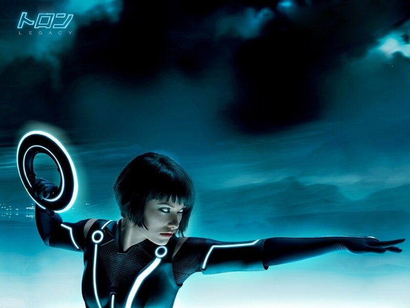 Tron Legacy character in action