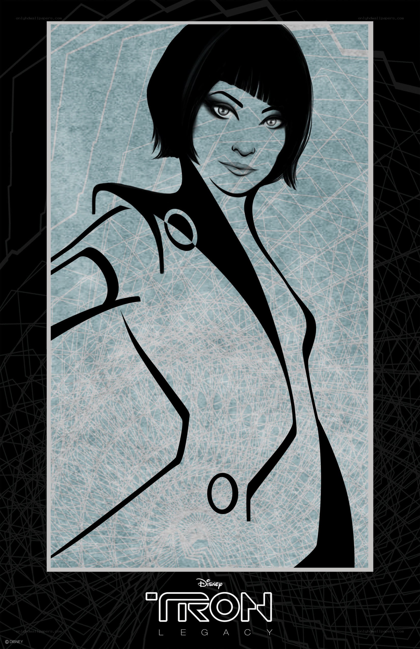 Tron Legacy character poster