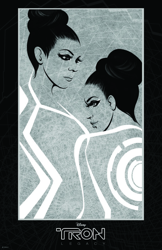 Tron Legacy character poster