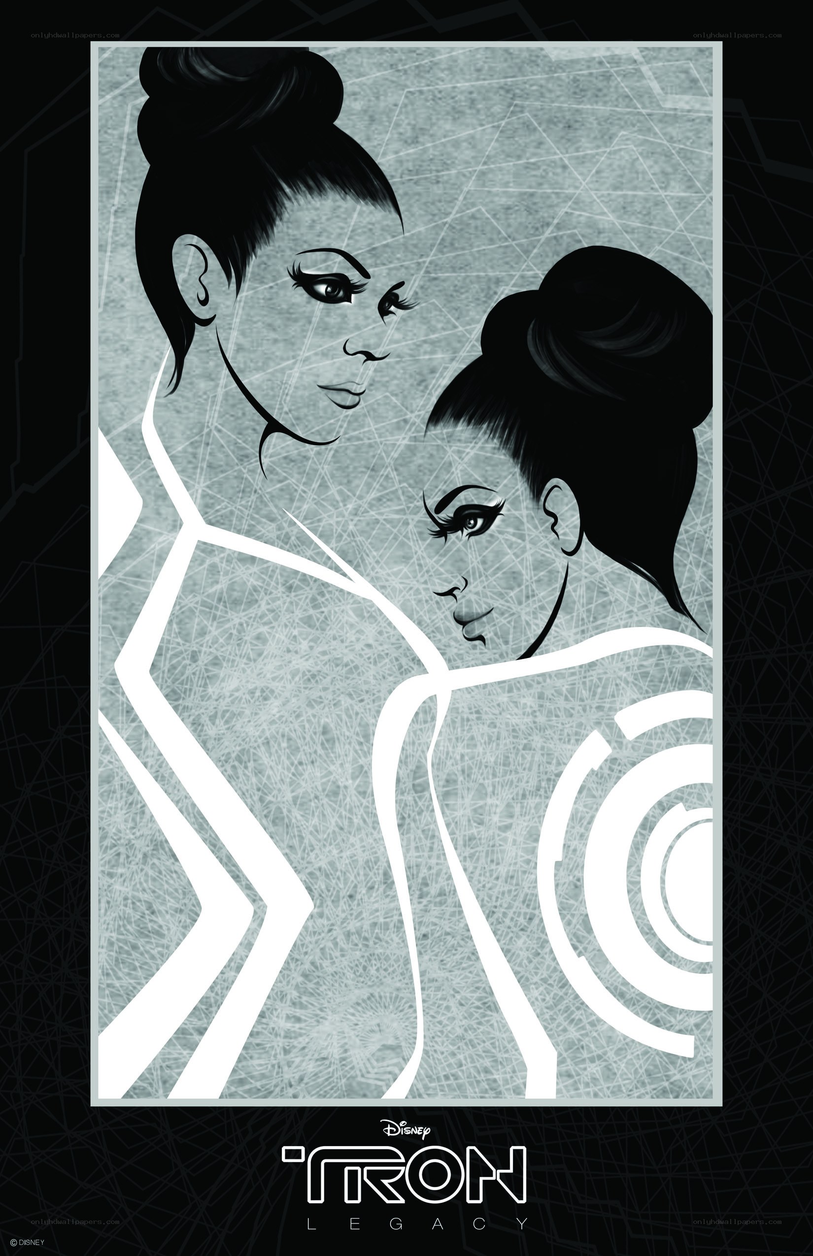Tron Legacy character poster