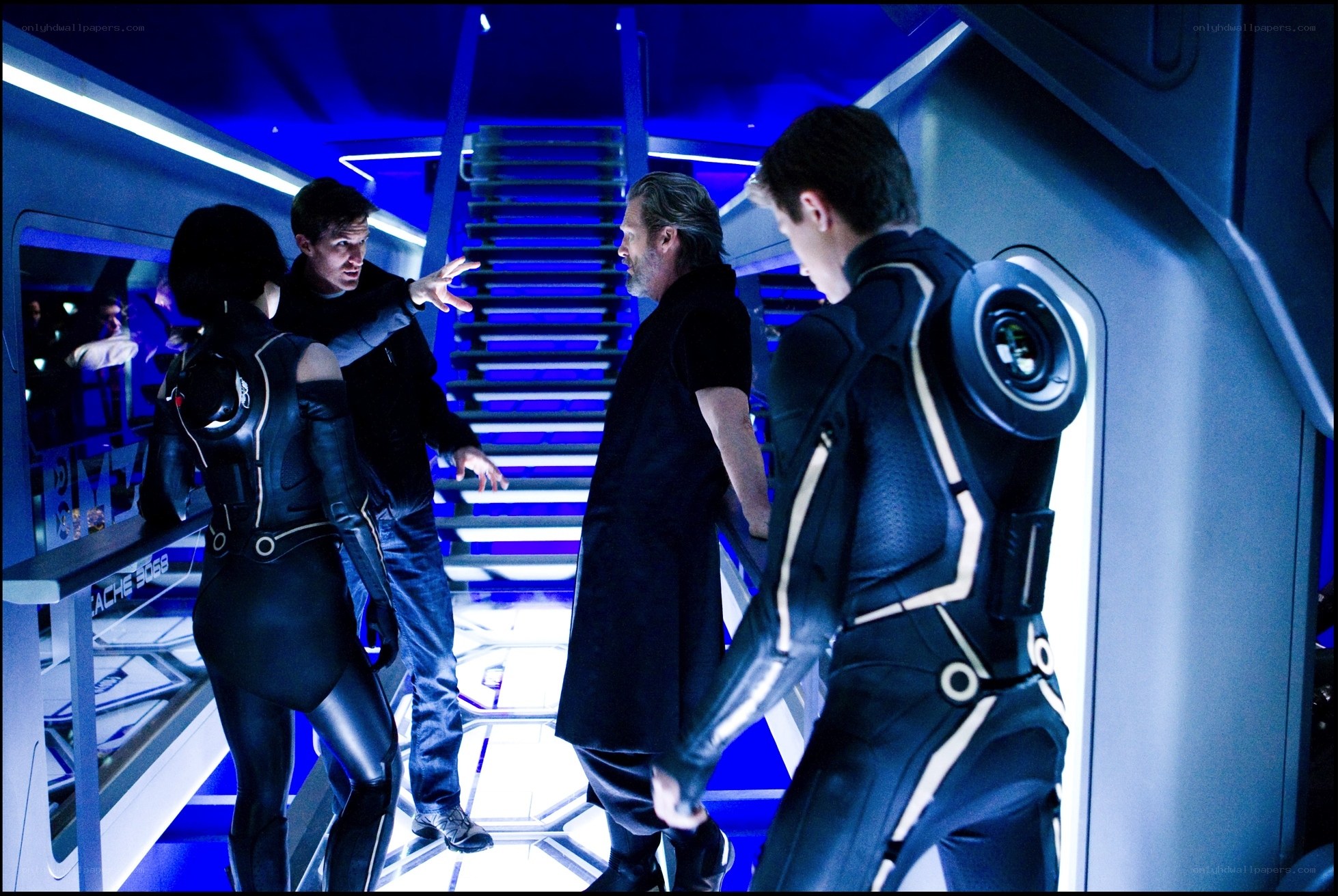 Tron: Legacy characters in a digital world